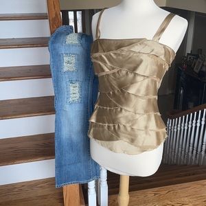 Cache silk top and cache jeans 🌟🌟